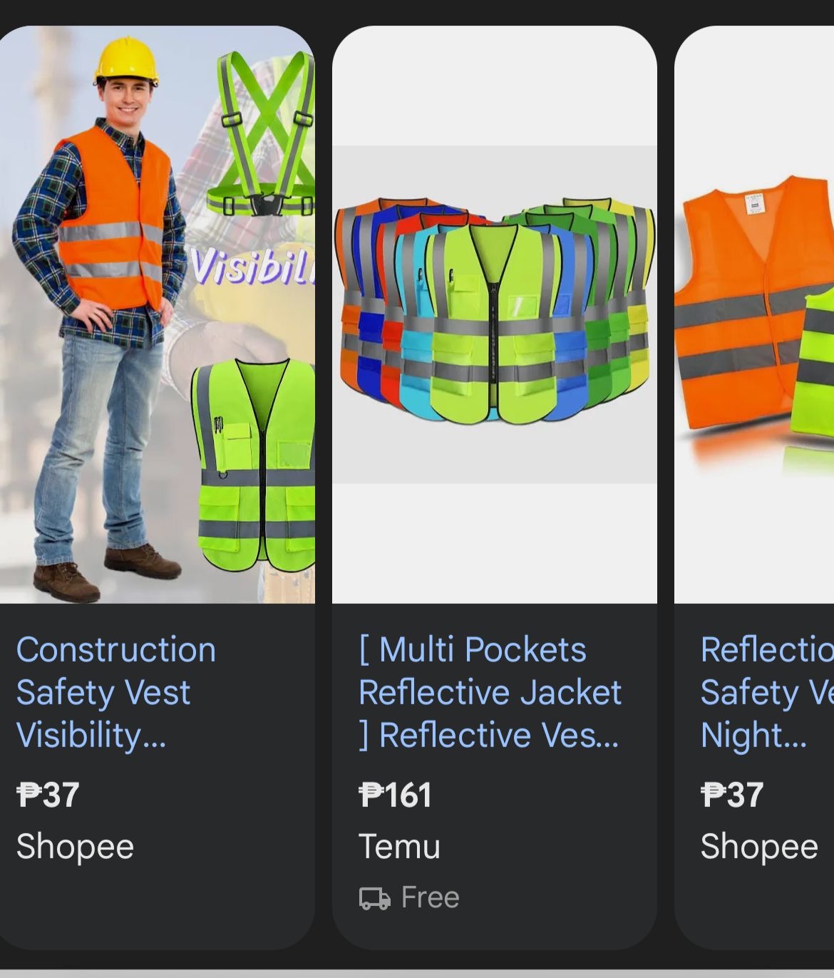 Halo-const LED rechargeable Safety Vests