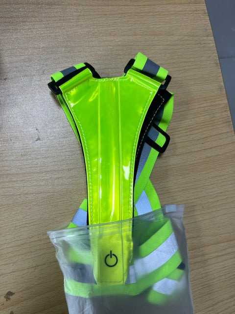 Halo-run LED Rechargeable pull-over Straps