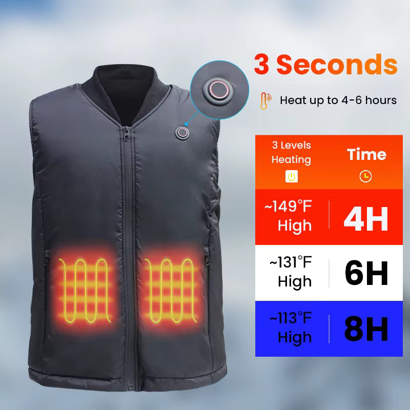 Durable Comfortable Washable Heated Vest