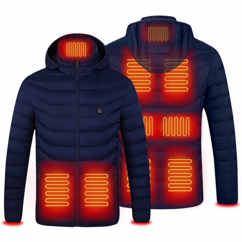 Heated Jacket Waterproof Down Puffer Coat&nbsp;