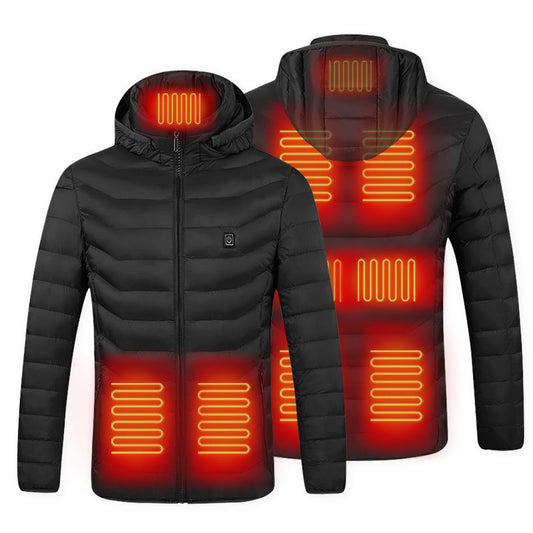 Heated Jacket Waterproof Down Puffer Coat&nbsp;