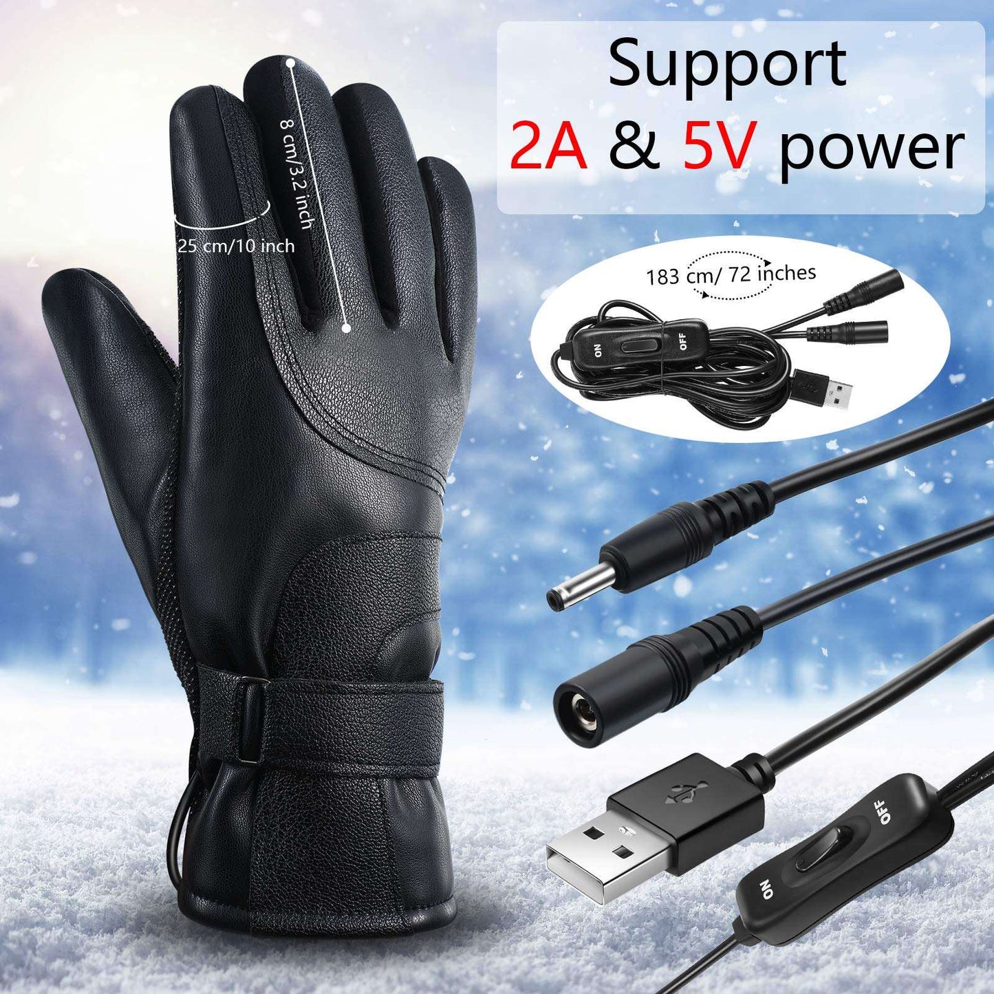 Halo-Glove rechargeable heated & waterproof