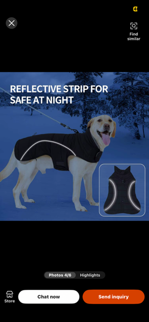 Halo Dog Sweater Jacket