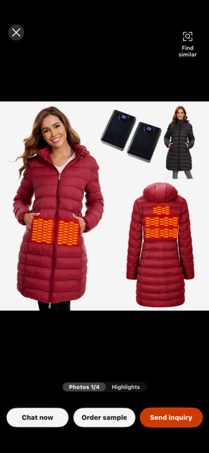 Halo-Heat women's  Rechargeable jacket