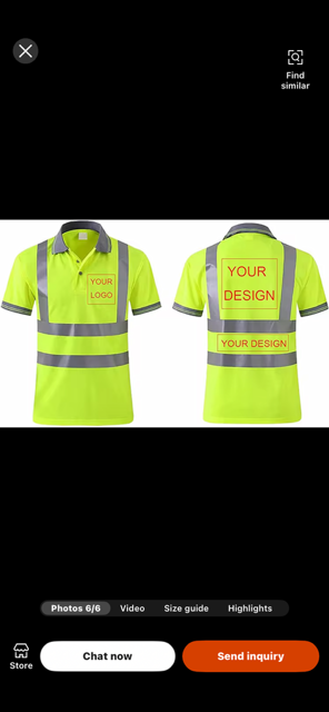 Halo Line Construction Reflective Safety Shirt