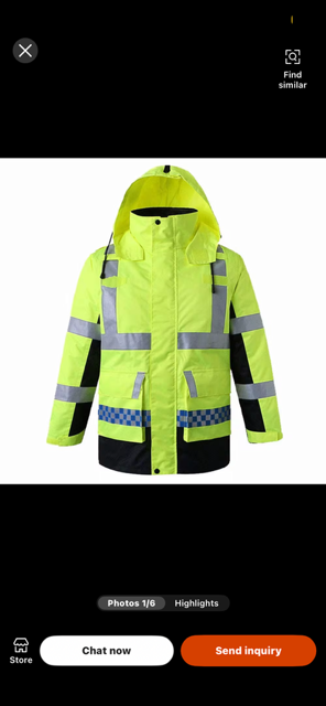 Halo-Construction Reflective Safety Jacket