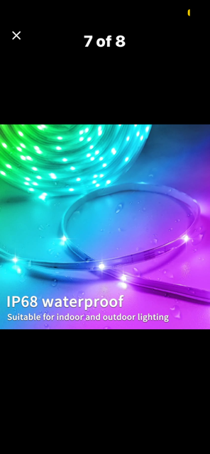Visible at night LED Interior car light system.