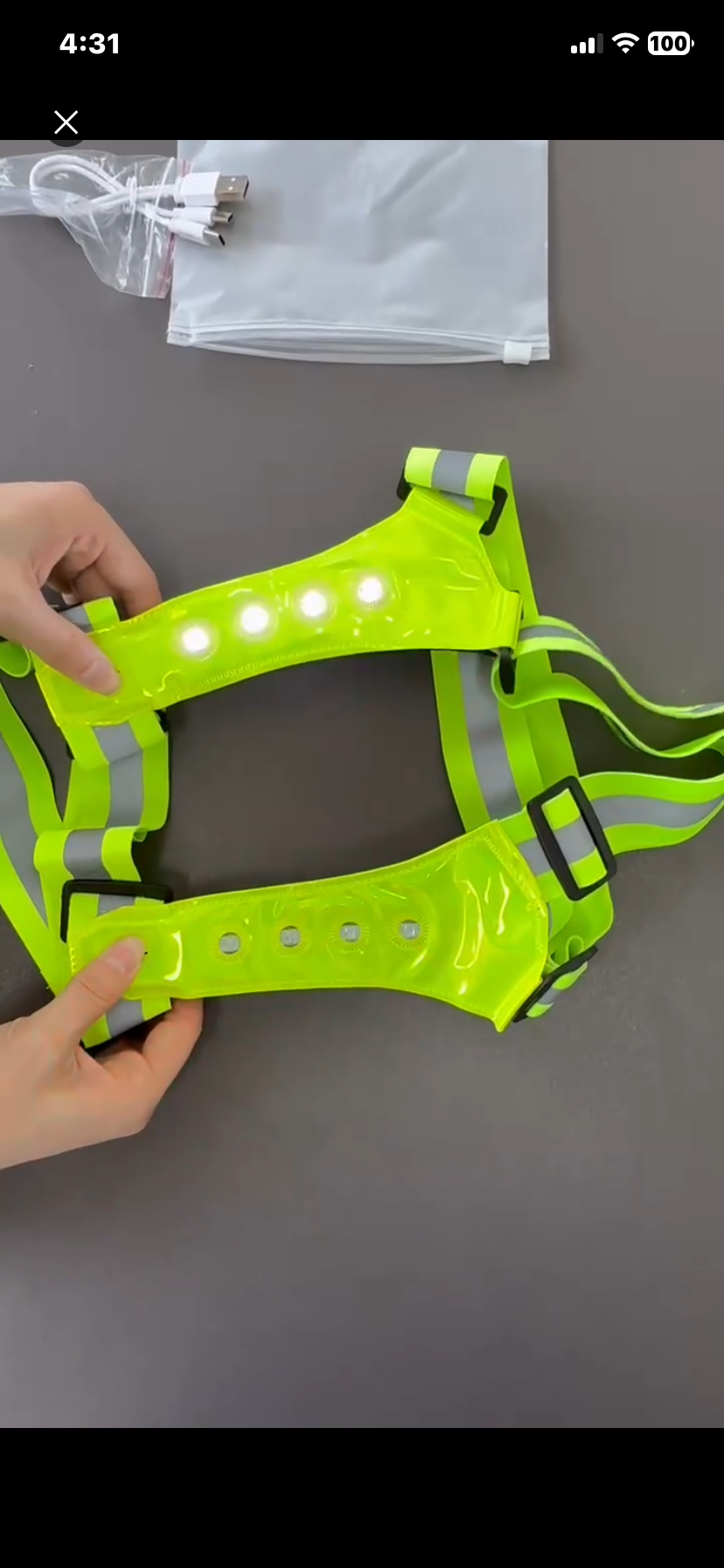 Halo LED. Motorcycle rechargeable  # 2