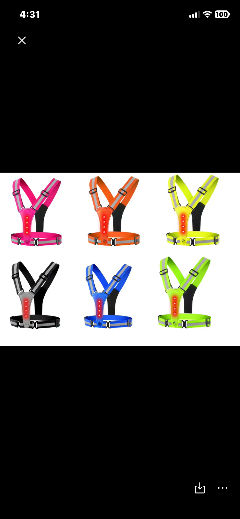 Halo-run LED Rechargeable pull-over Straps