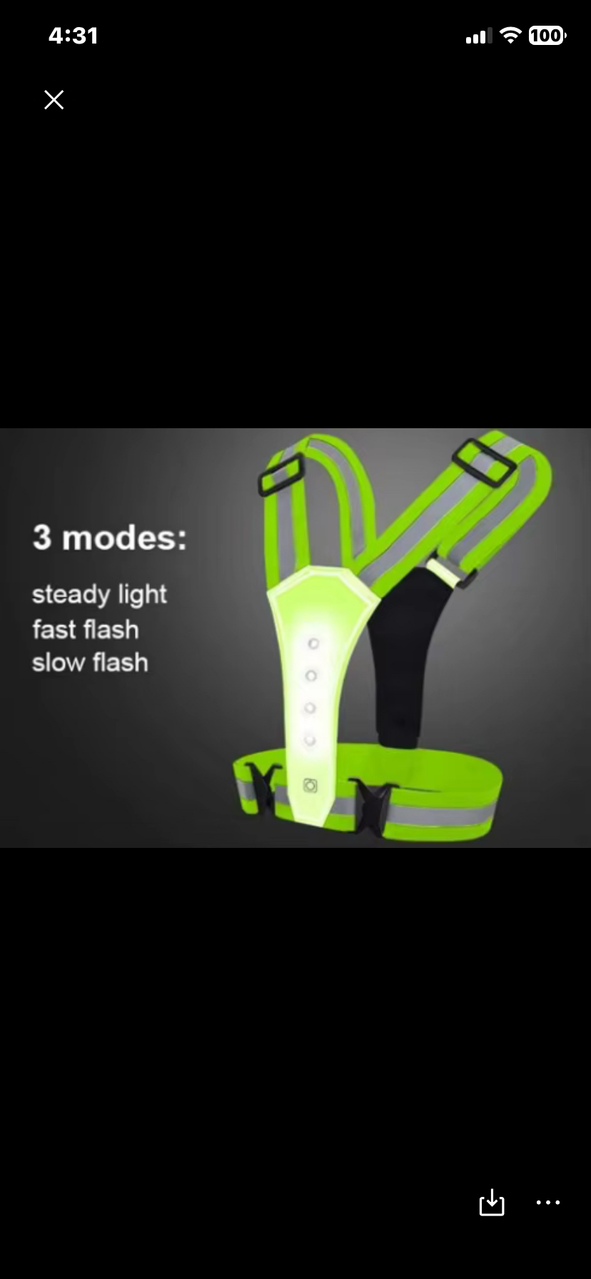 Halo-run LED Rechargeable pull-over Straps