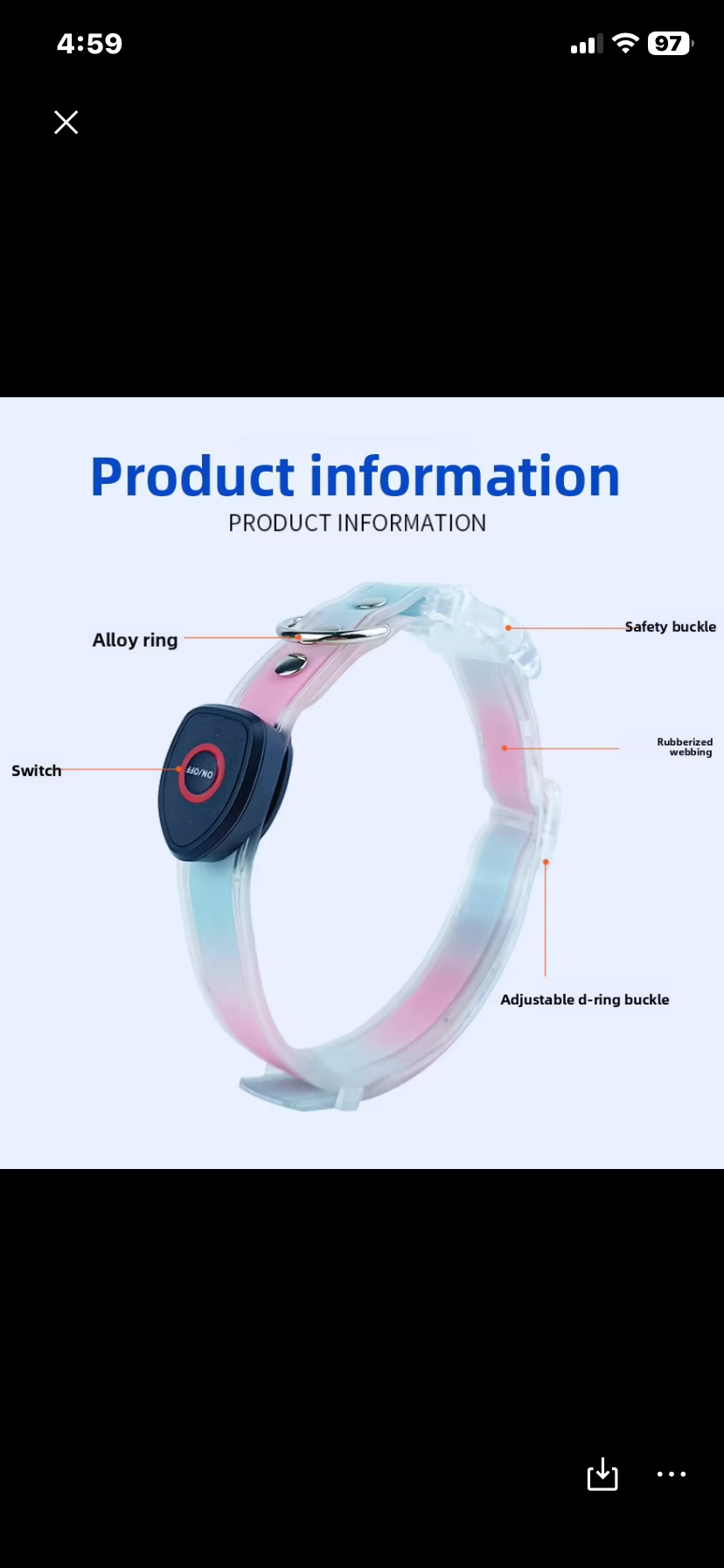 Halo-cat LED rechargeable collars