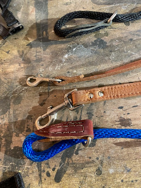 Halo-Dog leather Leash