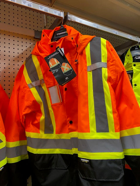 Halo-Construction Reflective Safety Jacket