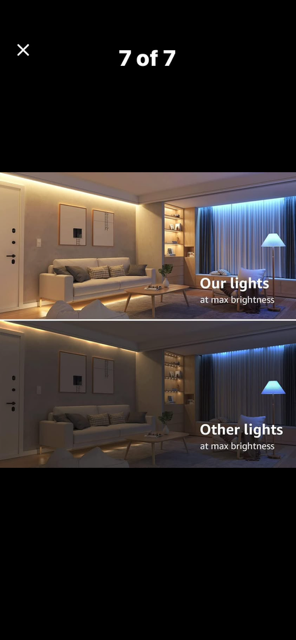 Visible at night   LED Interior house lights