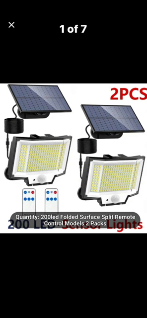 Visible at night LED Exterior house lights