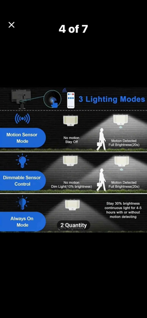 Visible at night LED Exterior house lights