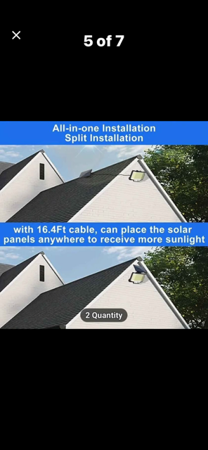 Visible at night LED Exterior house lights