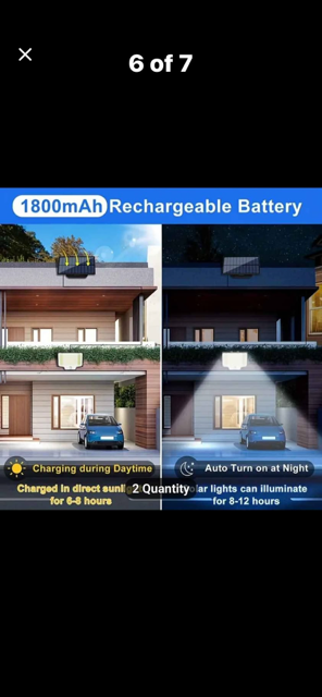 Visible at night LED Exterior house lights