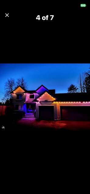Visible at night LED Exterior house lights