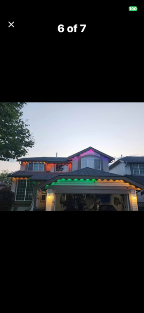 Visible at night LED Exterior house lights