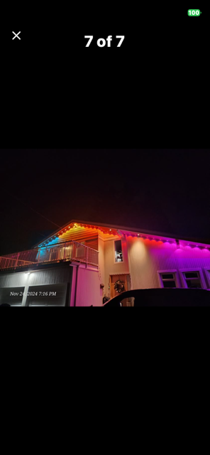 Visible at night LED Exterior house lights
