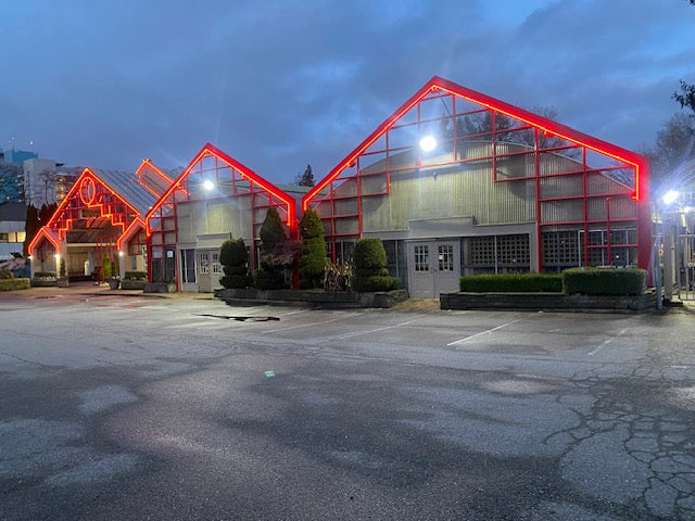 Visible at night LED Exterior house lights