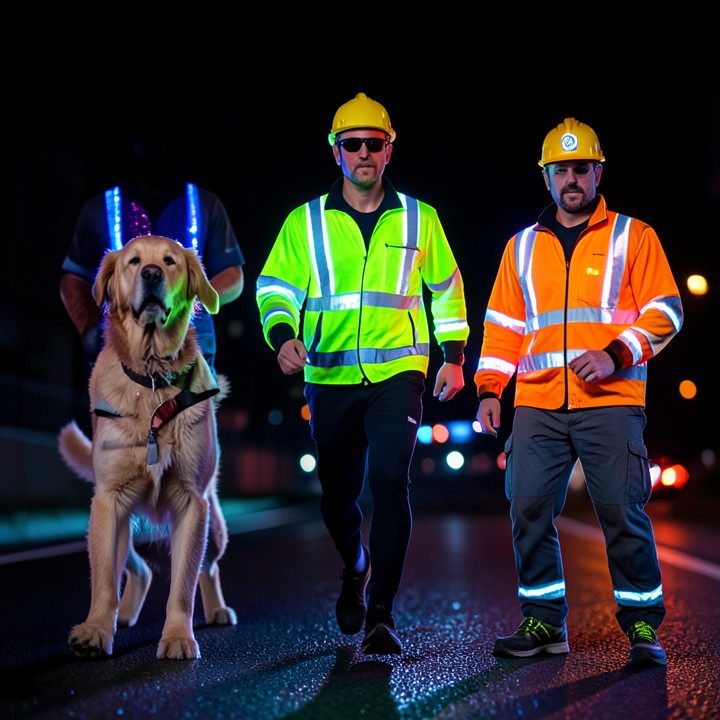 Halo-const LED rechargeable Safety Vests