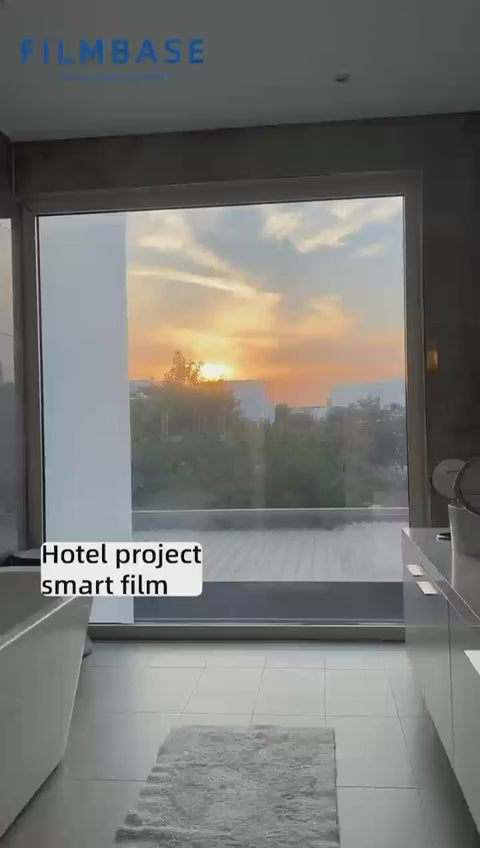 Bedroom and bathroom, smart screen window Video 11