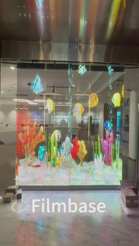 Smart Film Base sliding glass display Video 19